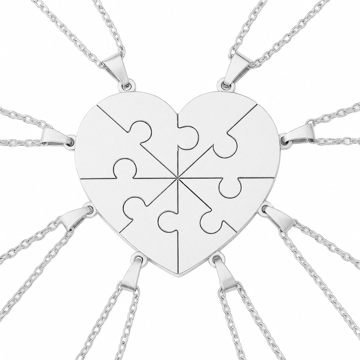 Personalisierte Puzzle Halskette