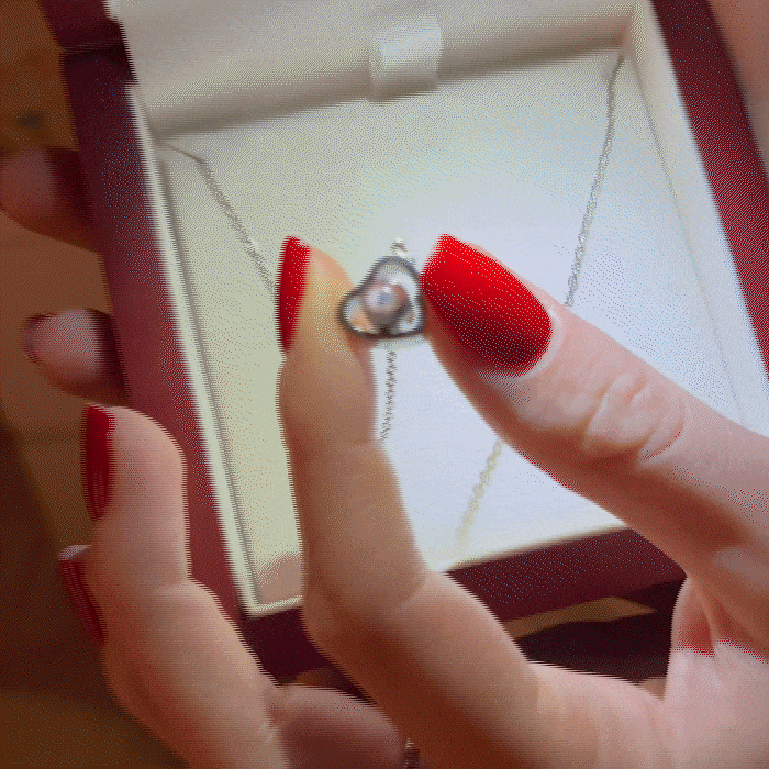 Personalisierte Herz Halskette mit Foto