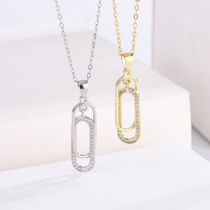 S925 Sterling Silber Halskette - Für Immer Verbunden