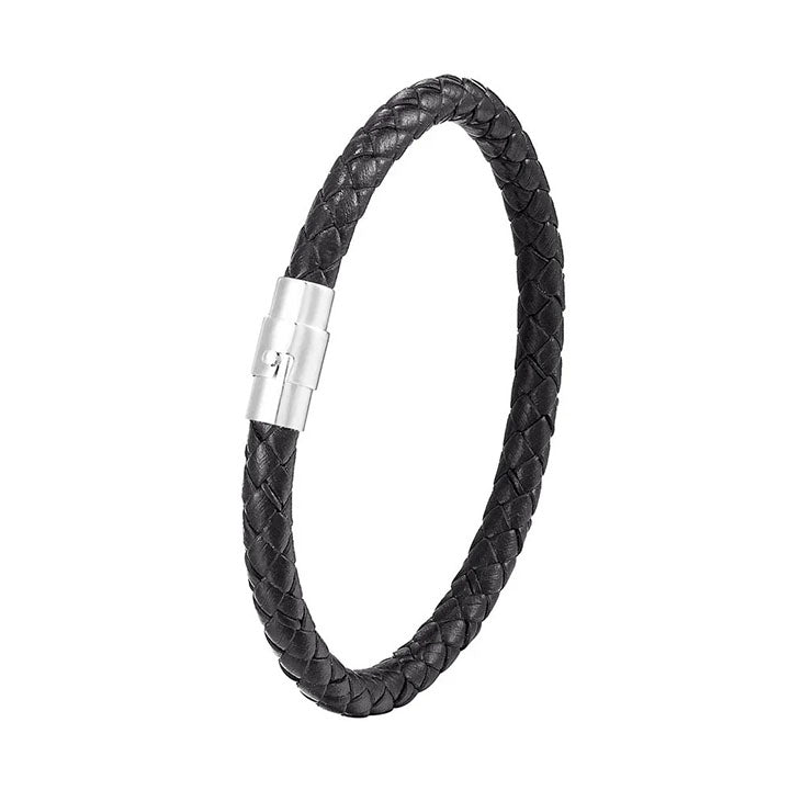 Geflochtenes Edelstahl-Armband - "An meinen Mann"