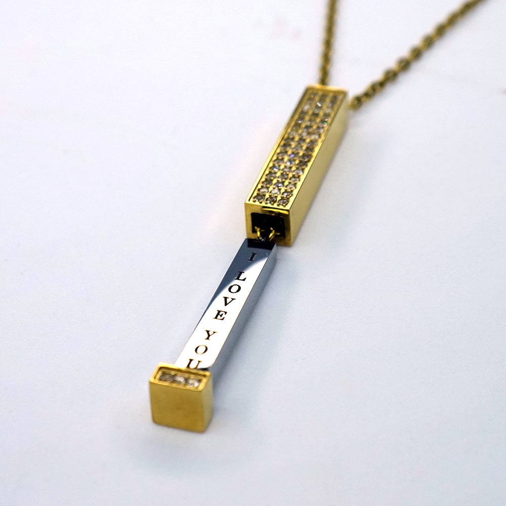 "Ich Liebe Dich" Halskette