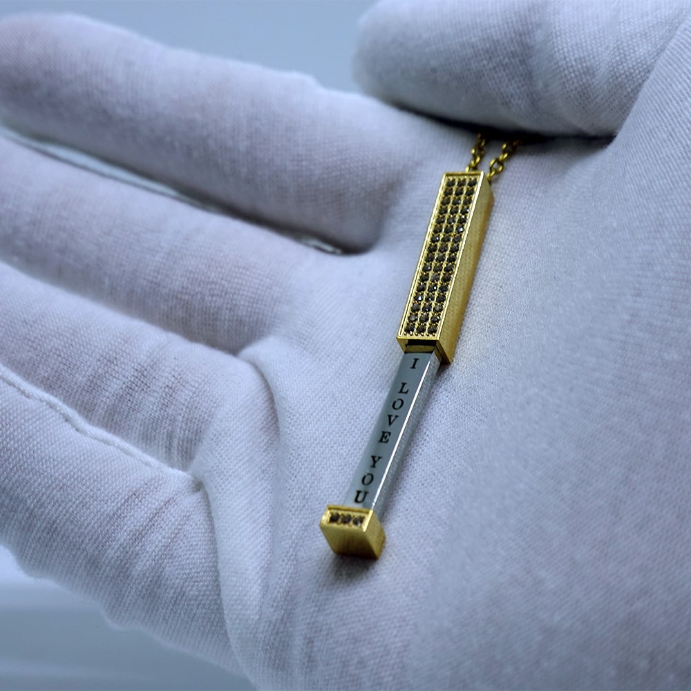 "Ich Liebe Dich" Halskette