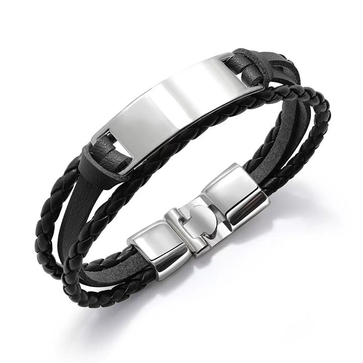 Personalisiertes Armband mit Ankerverschluss - An meinen Mann