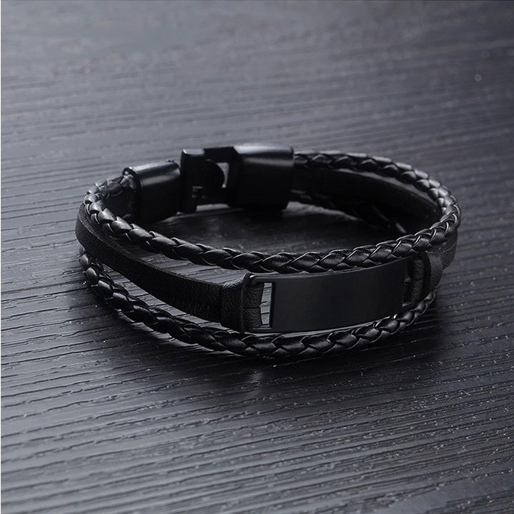 Personalisiertes Armband mit Ankerverschluss - An meinen Mann