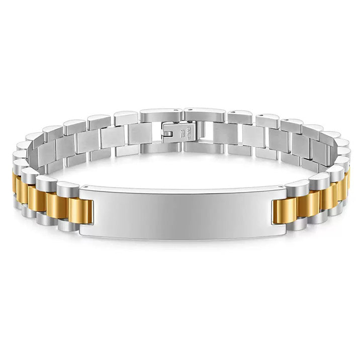 Personalisiertes Gliederarmband Armband - "An meinen Mann"