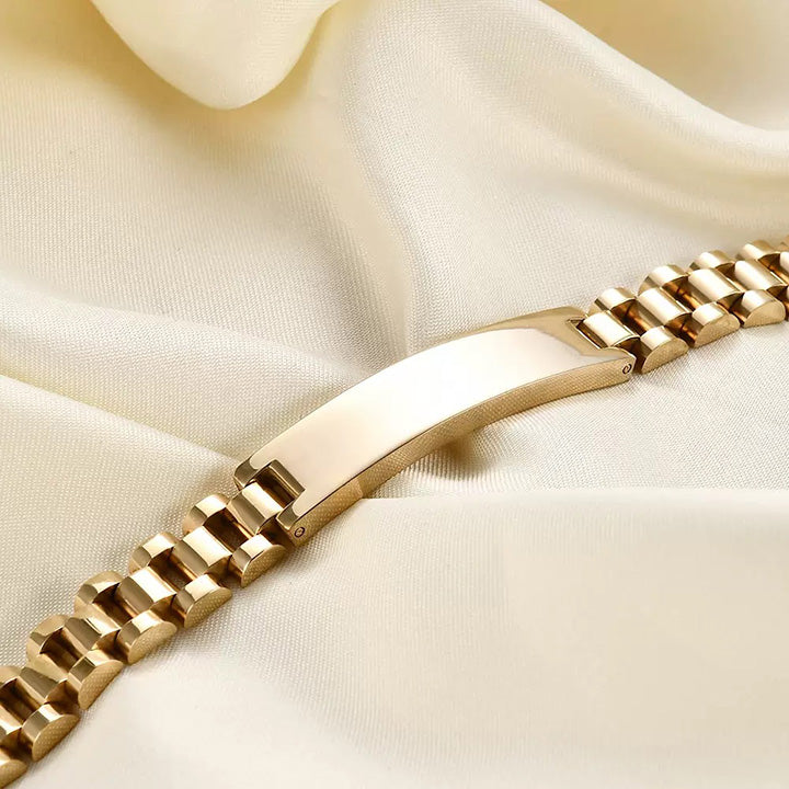 Personalisiertes Gliederarmband Armband - "An meinen Mann"