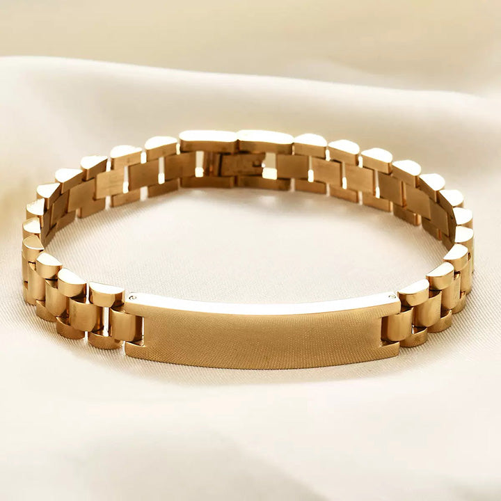Personalisiertes Gliederarmband Armband - "An meinen Mann"