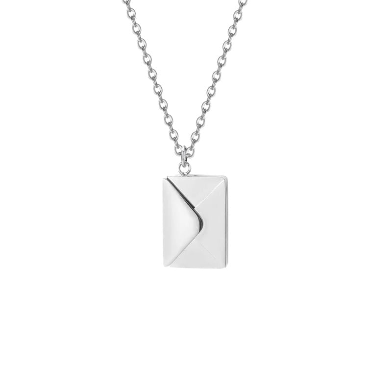 Liebesbrief Halskette mit personalisierter Nachricht oder Bild