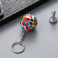 Fußball Schlüsselanhänger mit Länderflaggen – Mini Fußball Anhänger mit Schlüsselring