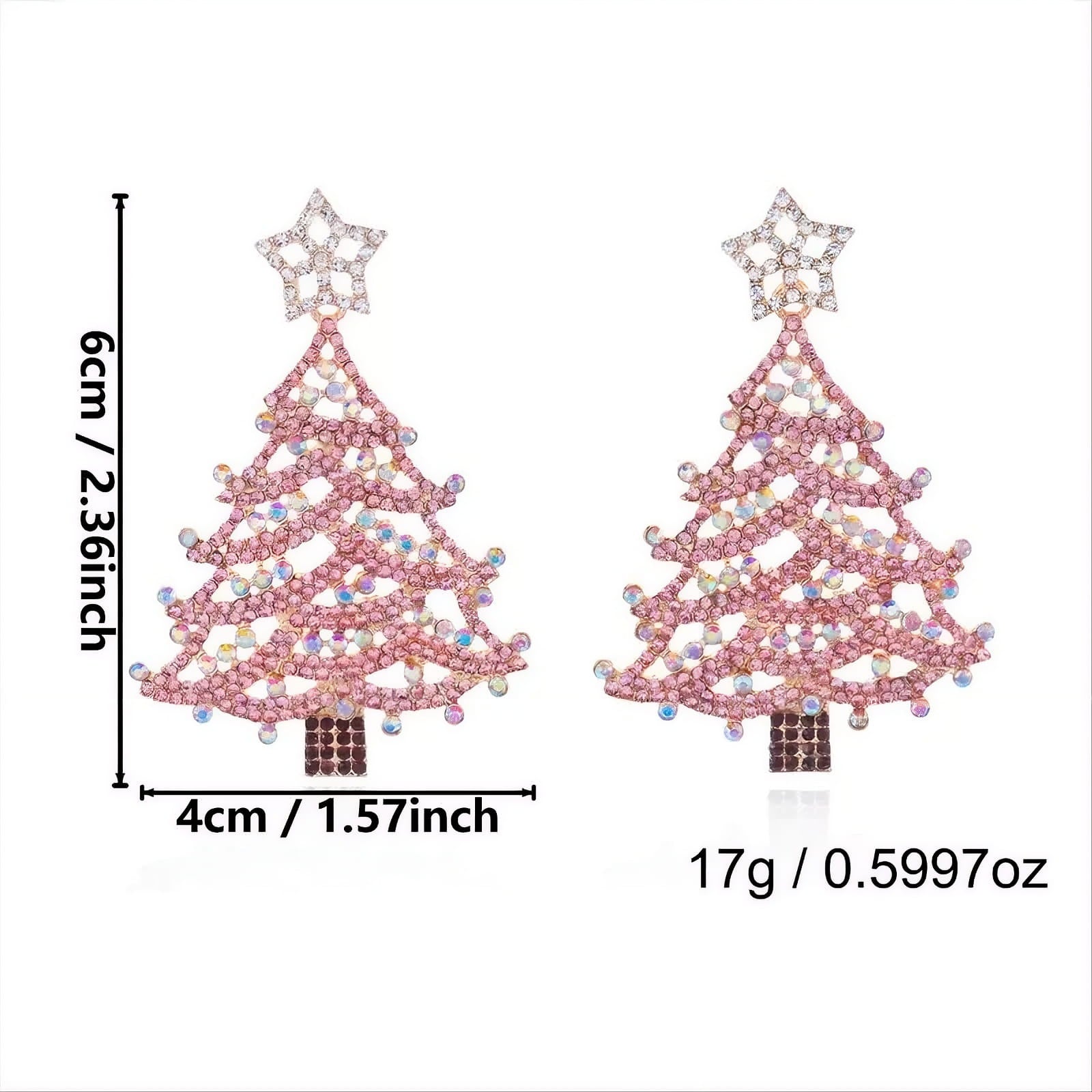 Weihnachts Ohrringe Baum