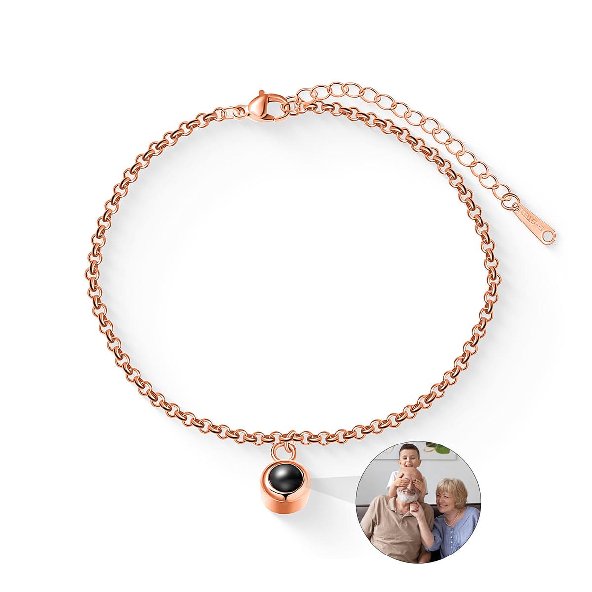 Fotoarmband mit eigenem Foto - Zierlich