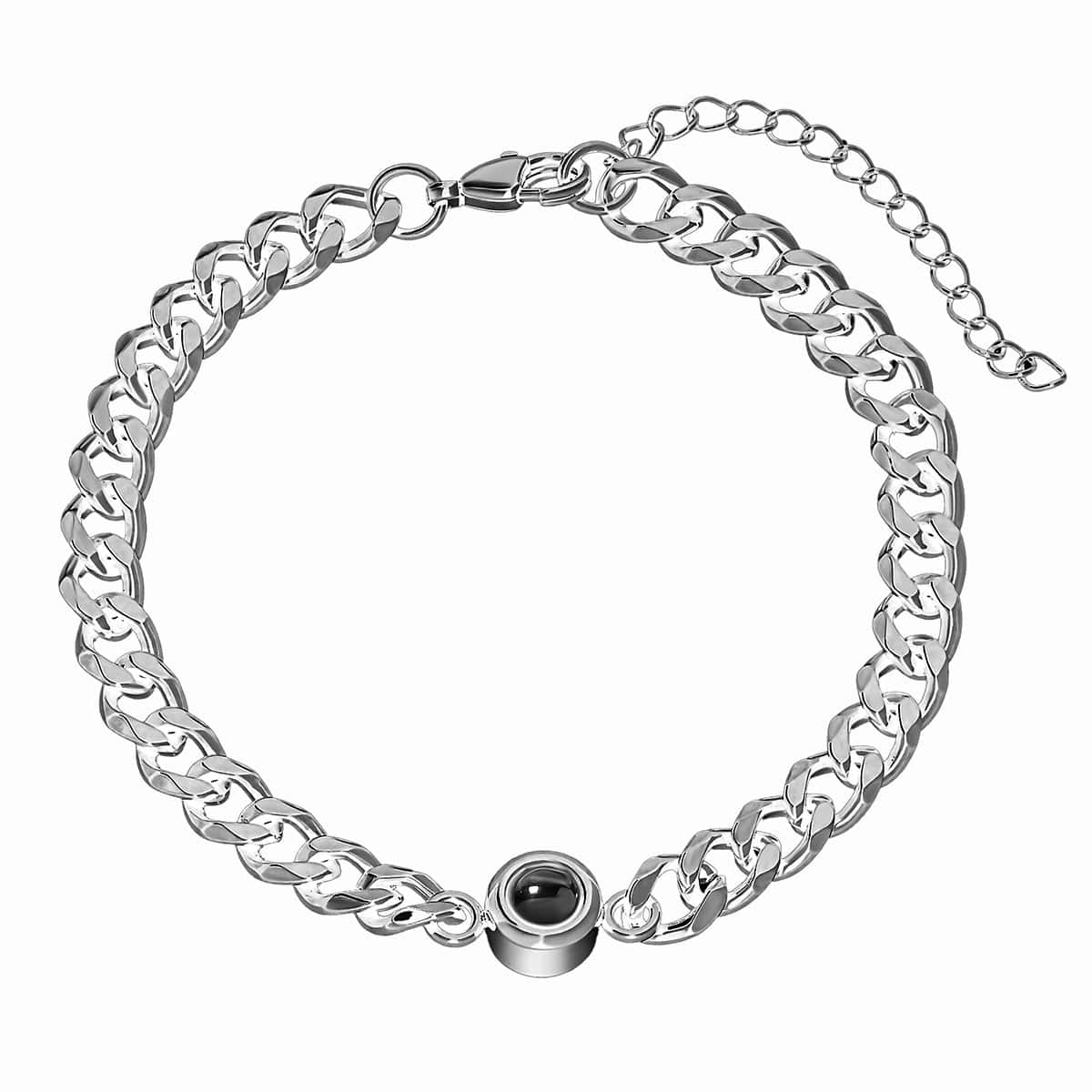 Fotoarmband mit eigenem Foto - Cuban Chain