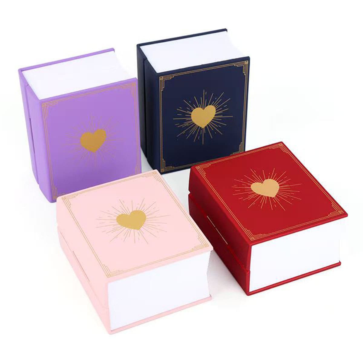 Buch Rosenbox mit Doppelherzkette