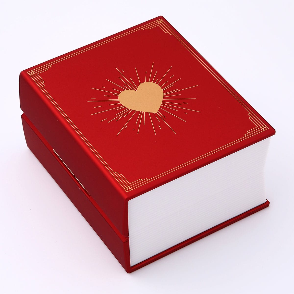 Buch Rosenbox mit Doppelherzkette