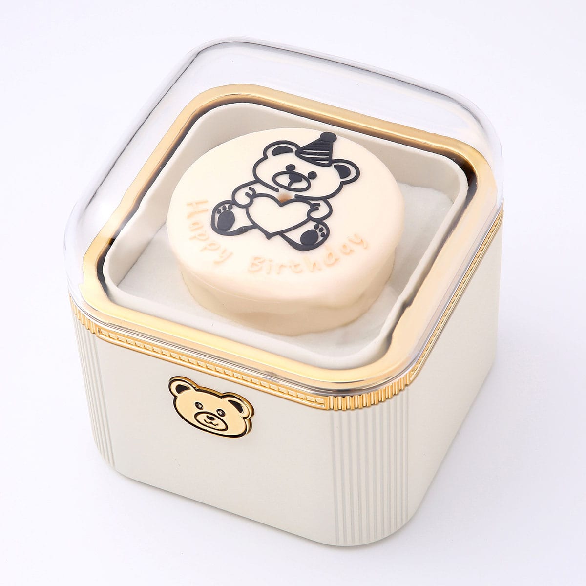 Überraschungs Geburtstags Box mit Doppelherzkette und Kerze