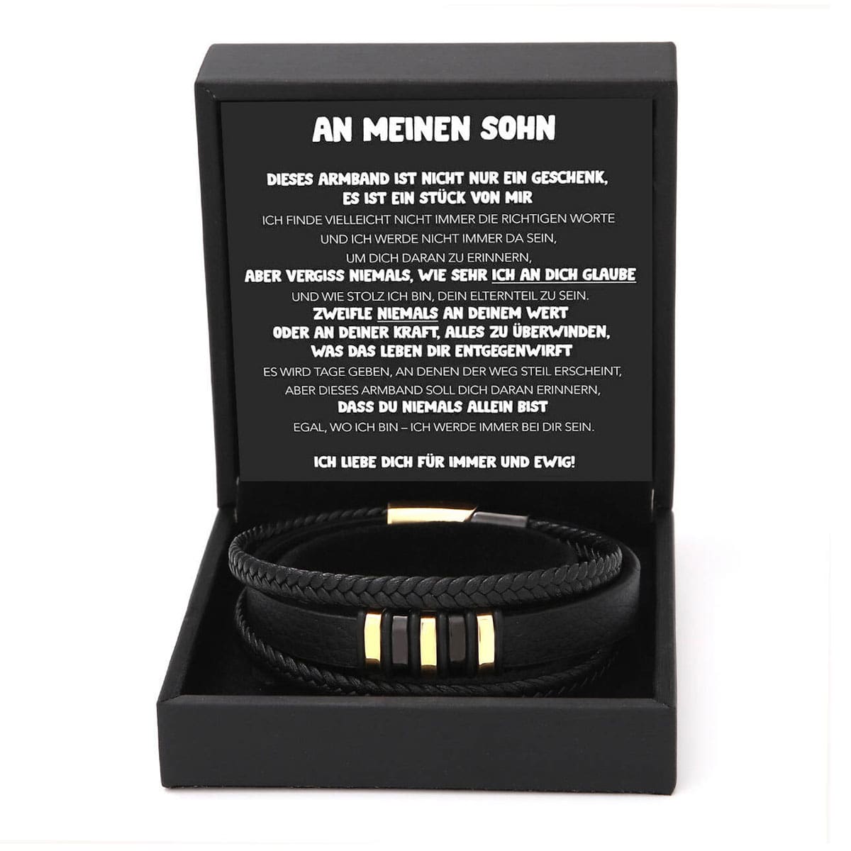 An meinen Sohn - An meinen Sohn Armband mit Gravur