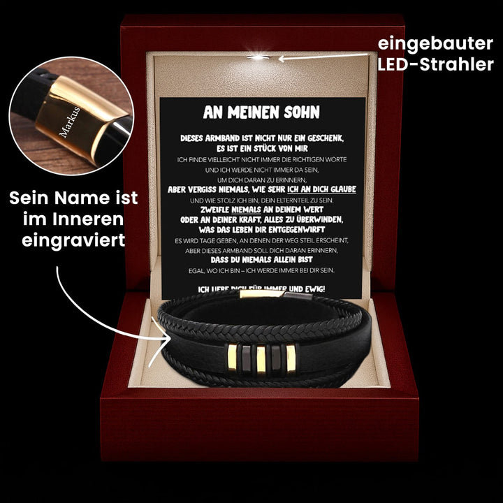 An meinen Sohn - An meinen Sohn Armband mit Gravur
