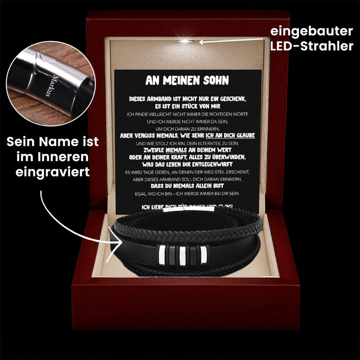 An meinen Sohn - An meinen Sohn Armband mit Gravur