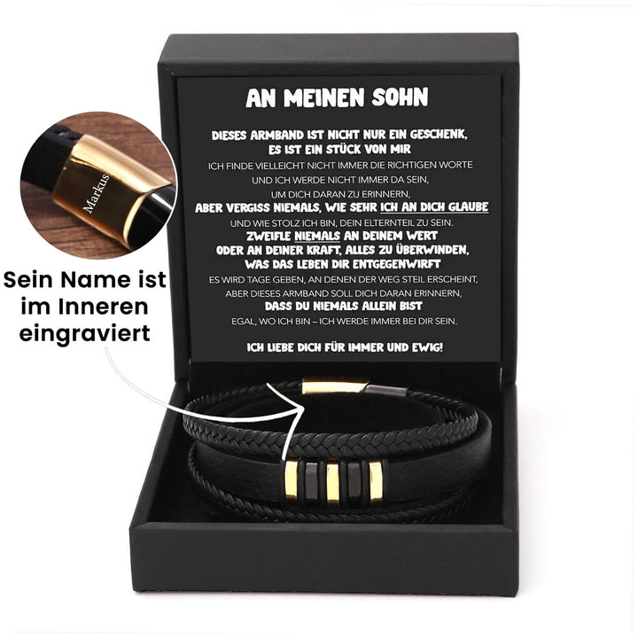 An meinen Sohn - An meinen Sohn Armband mit Gravur
