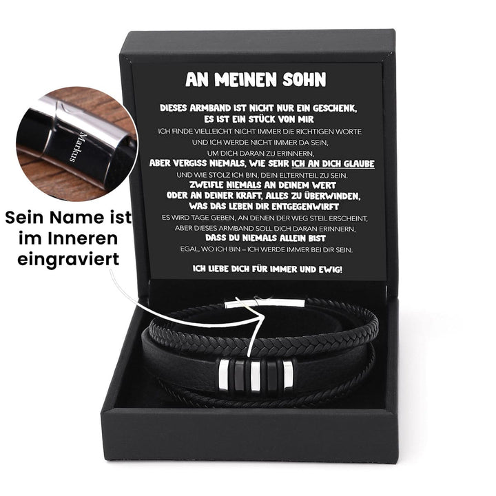 An meinen Sohn - An meinen Sohn Armband mit Gravur