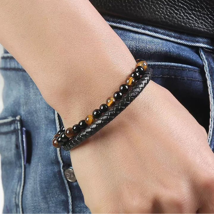 An meinen Sohn Tigerauge Armband