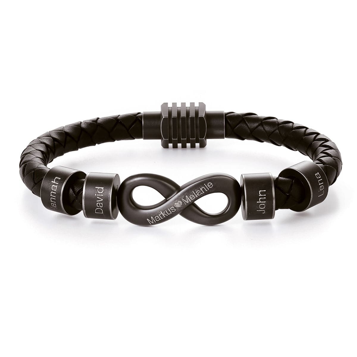Unendlichkeits Namen Armband - Für den Mann der uns zusammenhält