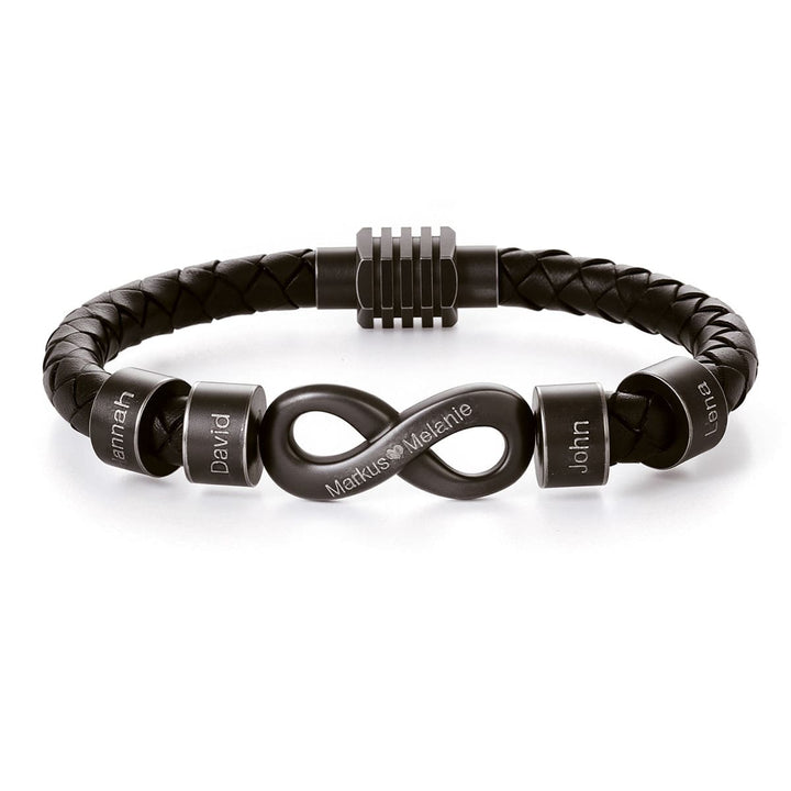 Unendlichkeits Namen Armband - Für den Mann der uns zusammenhält
