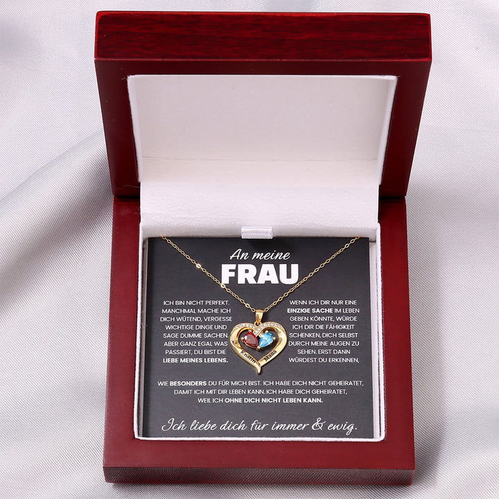 Für Immer Dein - Geburtsstein Halskette