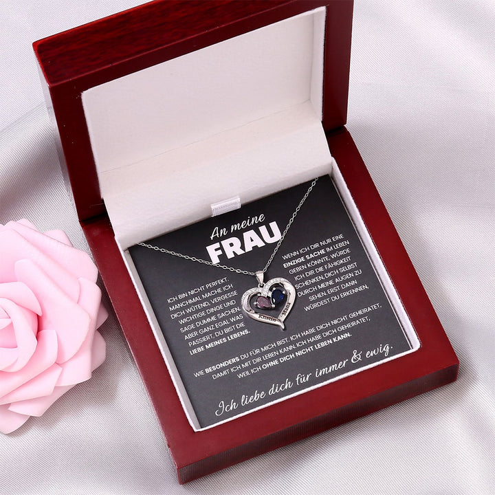 Für Immer Dein - Geburtsstein Halskette