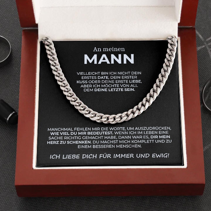 Cuban Chain Halskette - An Meinen Mann