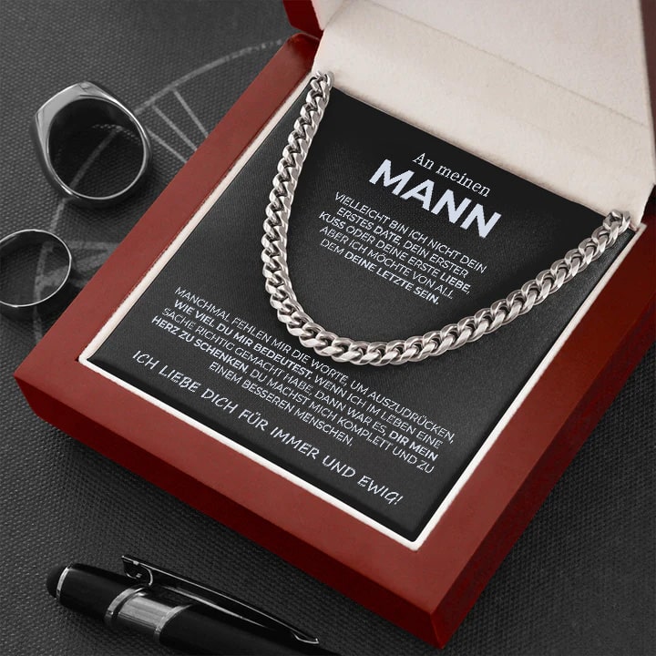 Cuban Chain Halskette - An Meinen Mann