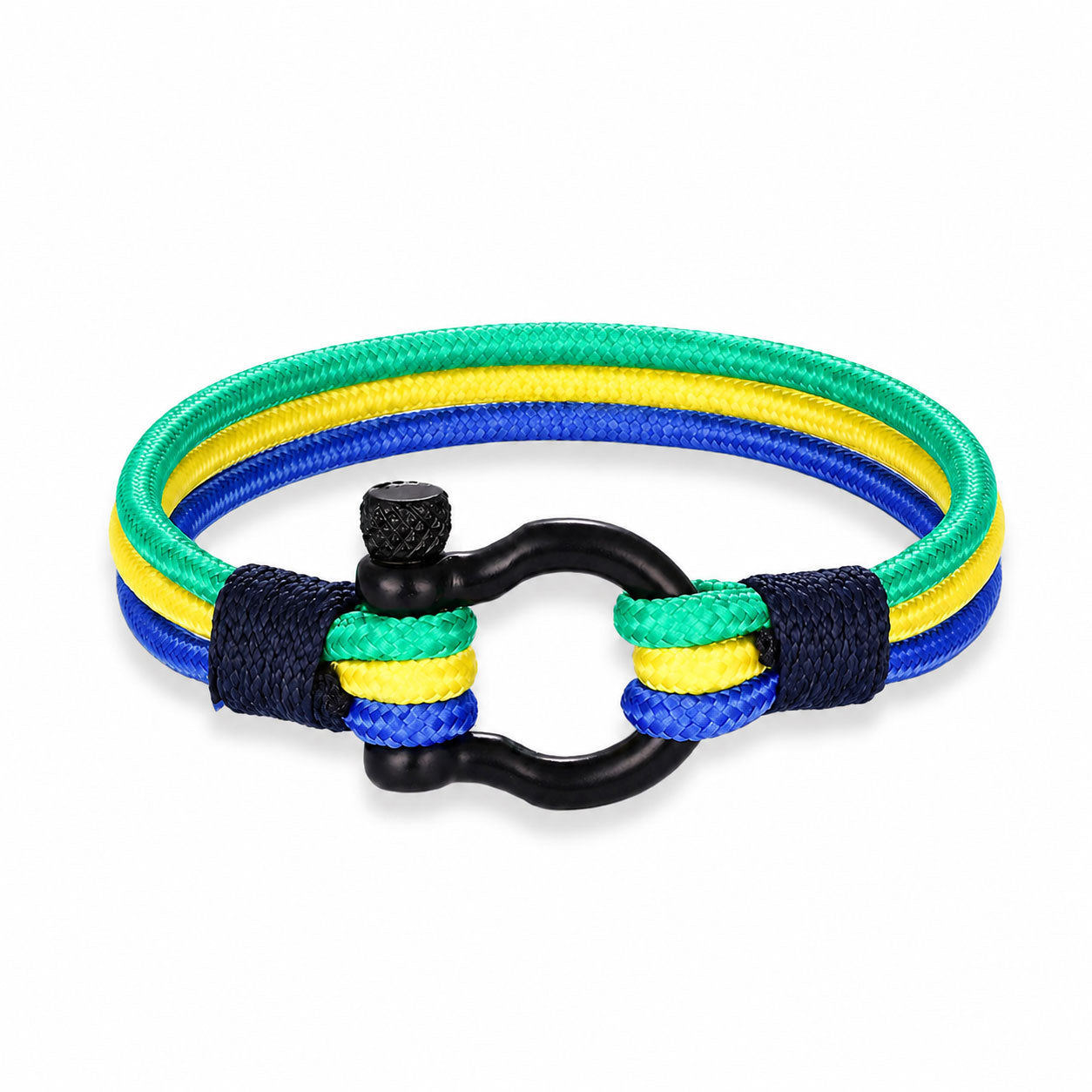 Geflochtenes Länder-Armband mit Flaggenfarben
