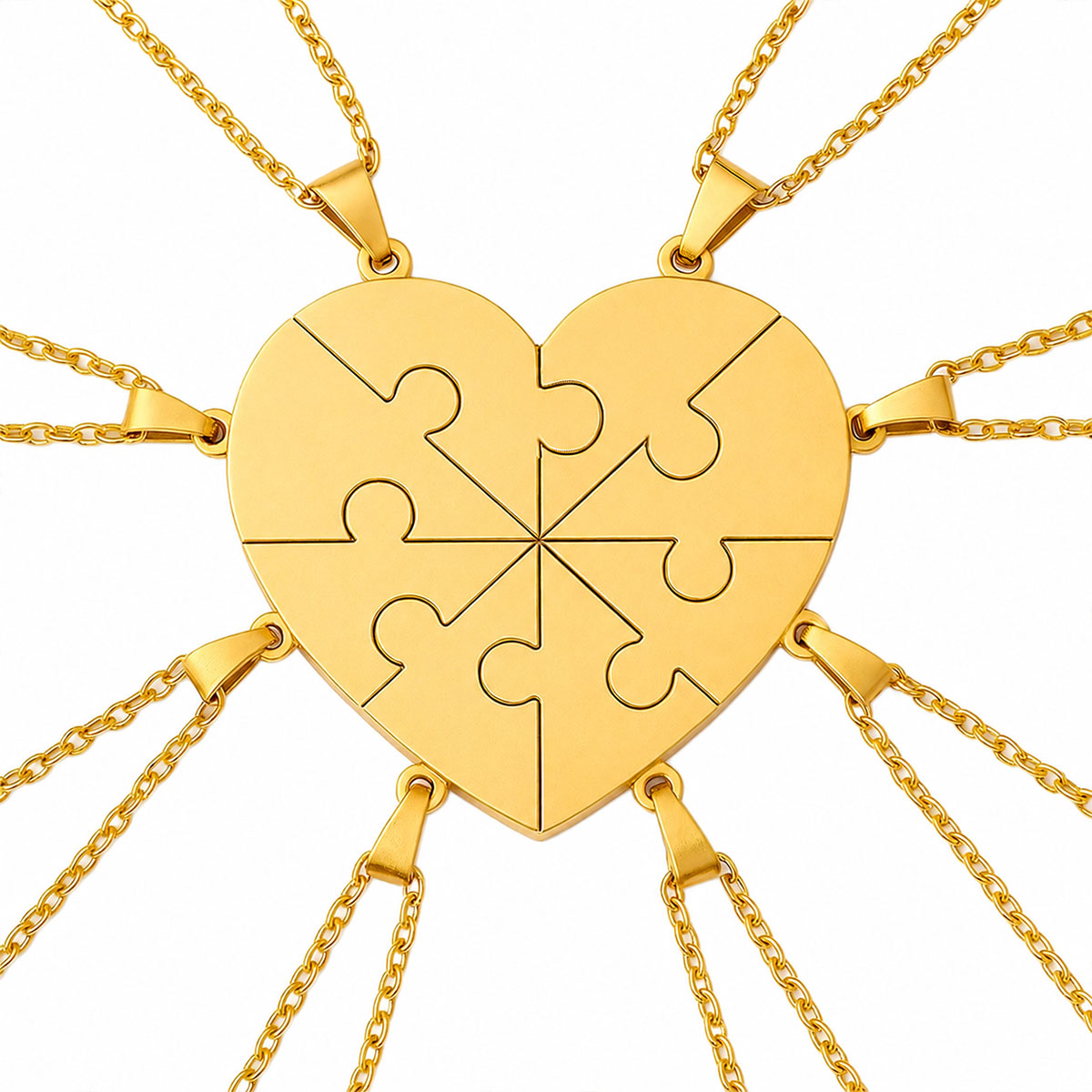 Personalisierte Puzzle Halskette