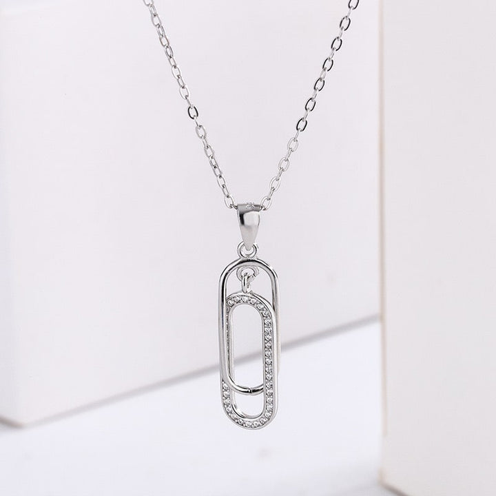 S925 Sterling Silber Halskette - Für Immer Verbunden