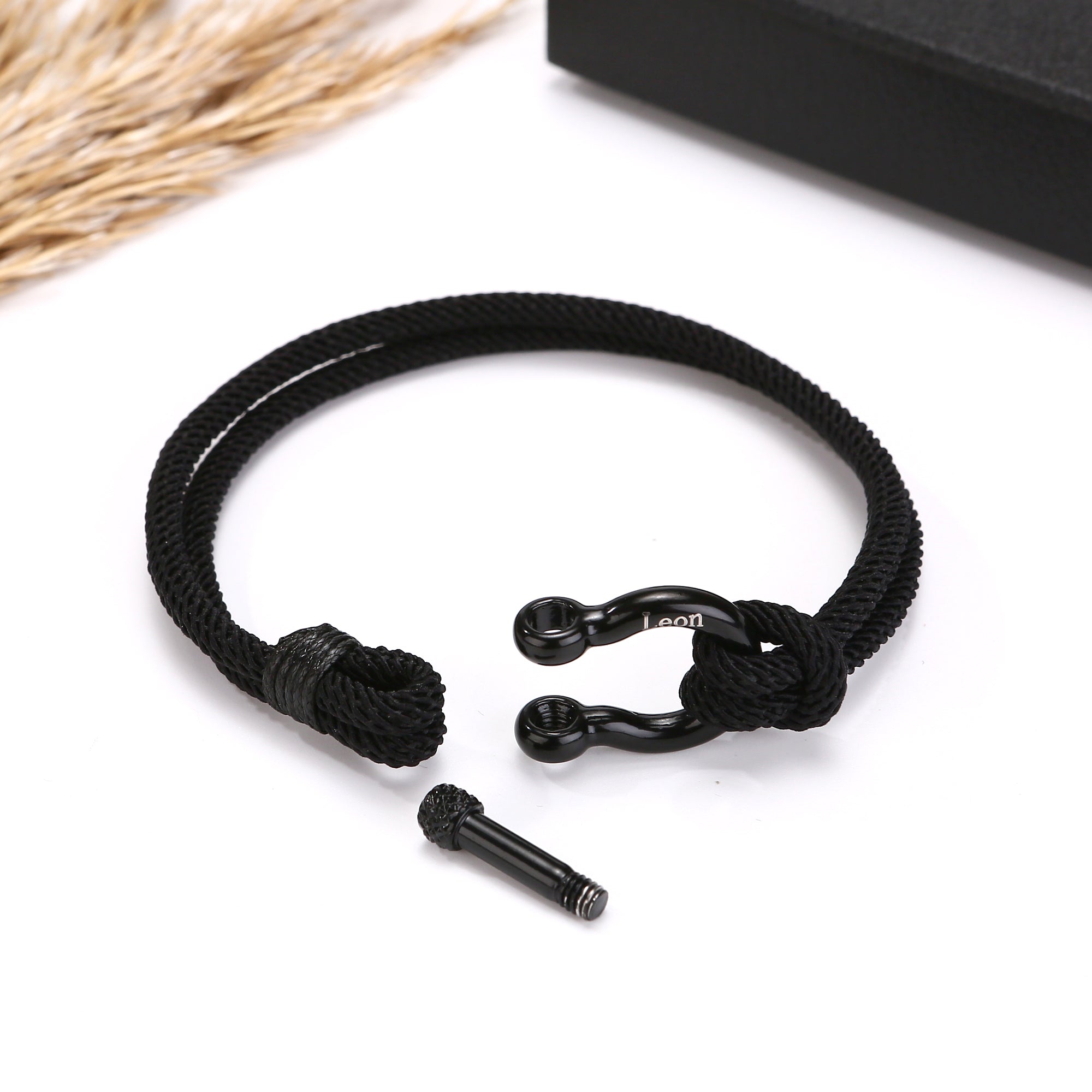 An meinen Sohn - Personalisiertes Handseil-Armband