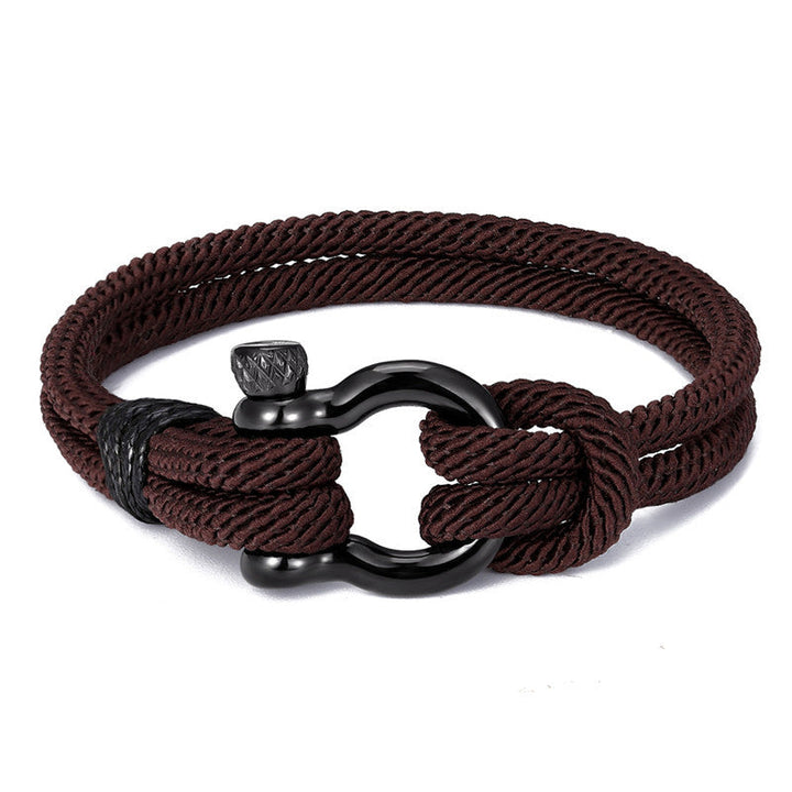 An meinen Sohn - Personalisiertes Handseil-Armband