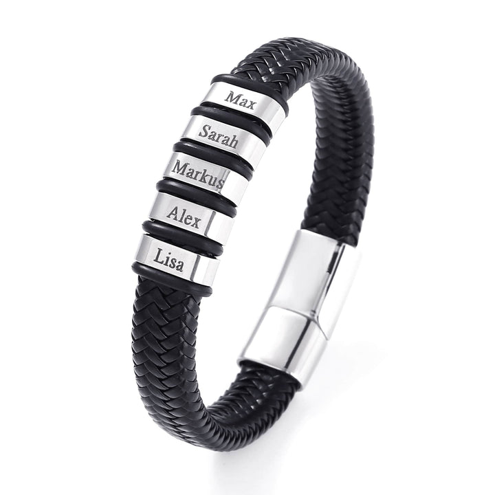 An den besten Papa der Welt - Personalisiertes Männer Familien Armband