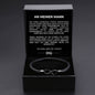 An meinen Mann - Wir gegen die Welt - Personalisiertes Unendlichkeits-Armband