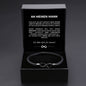 An meinen Mann - Gemeinsam alt werden - Personalisiertes Unendlichkeits-Armband