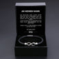 An meinen Mann - Seelenverwandtschaft - Personalisiertes Unendlichkeits-Armband