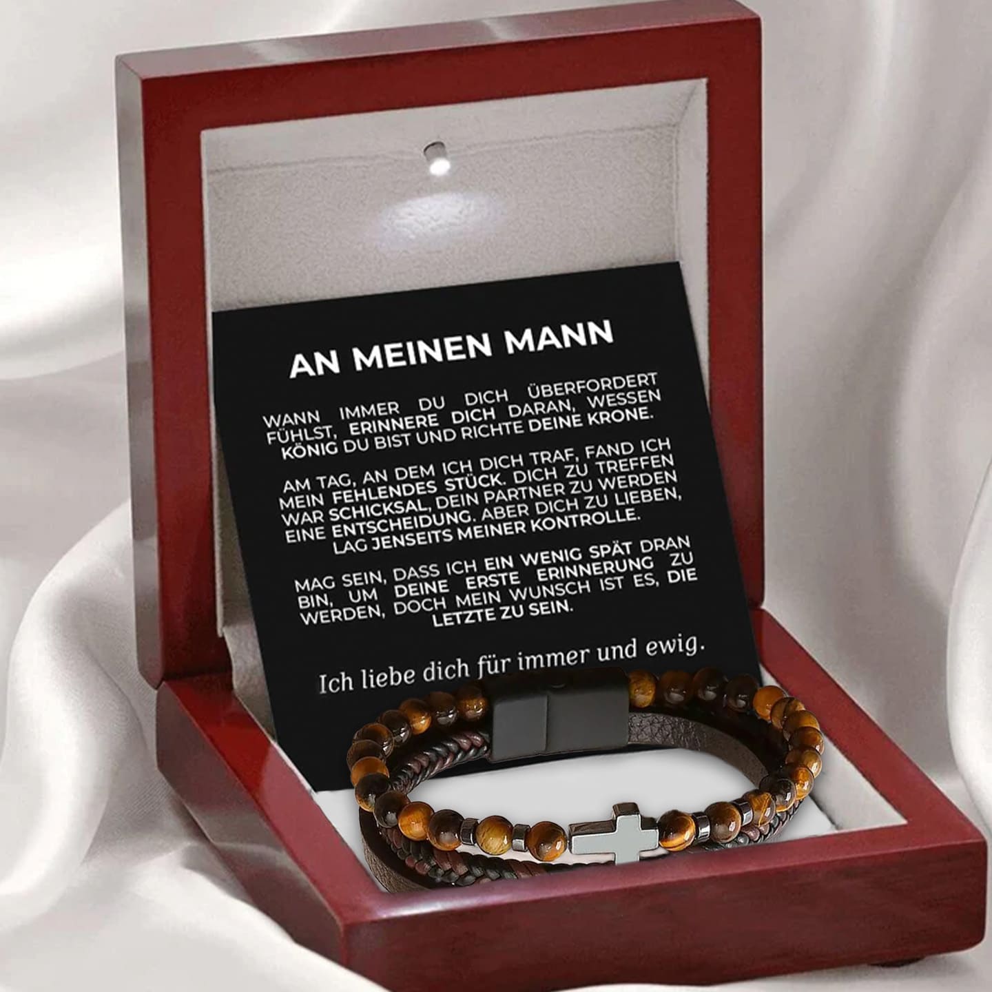 An meinen Mann - Kreuzarmband Geschenkset