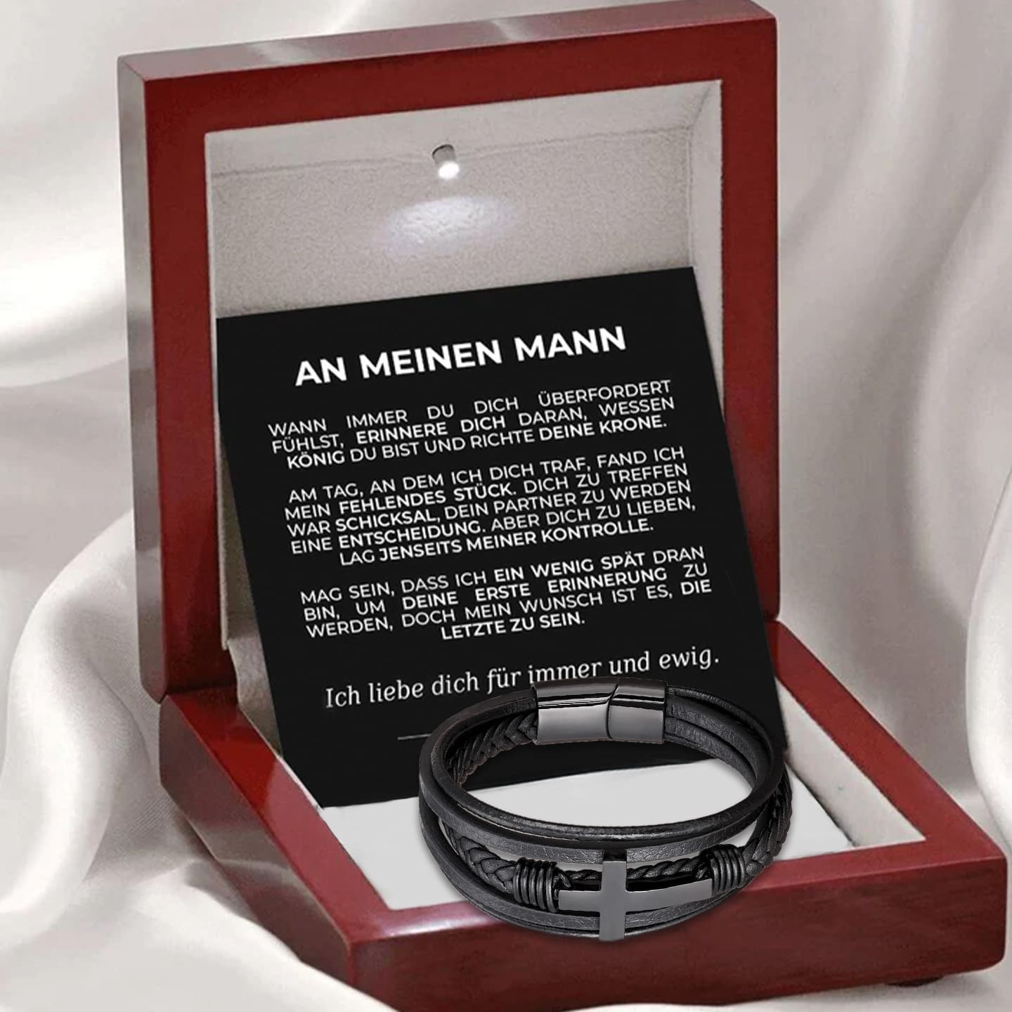 An meinen Mann - Kreuzarmband Geschenkset
