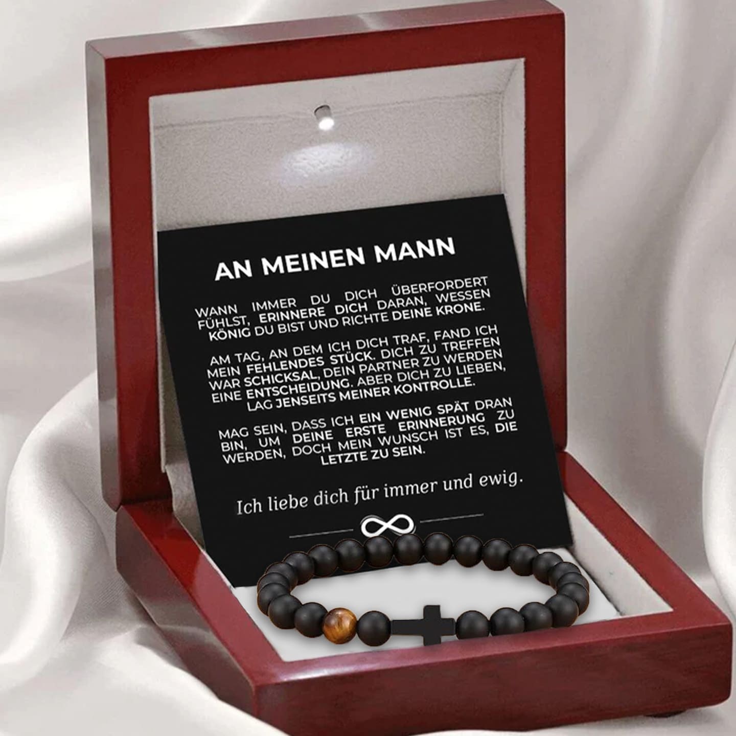 An meinen Mann - Kreuzarmband Geschenkset