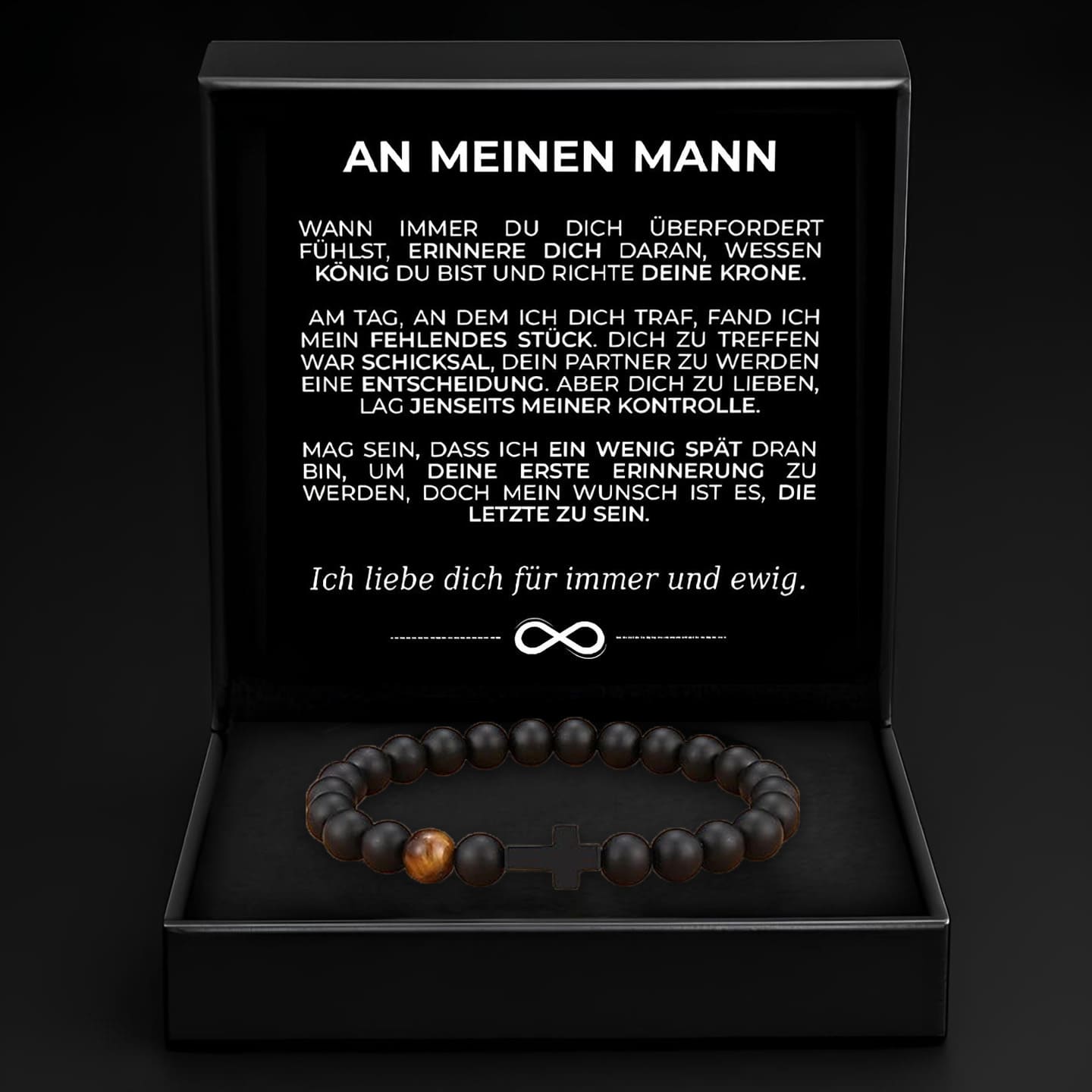 An meinen Mann - Kreuzarmband Geschenkset