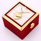 Rosenbox mit Herzkette mit Gravur