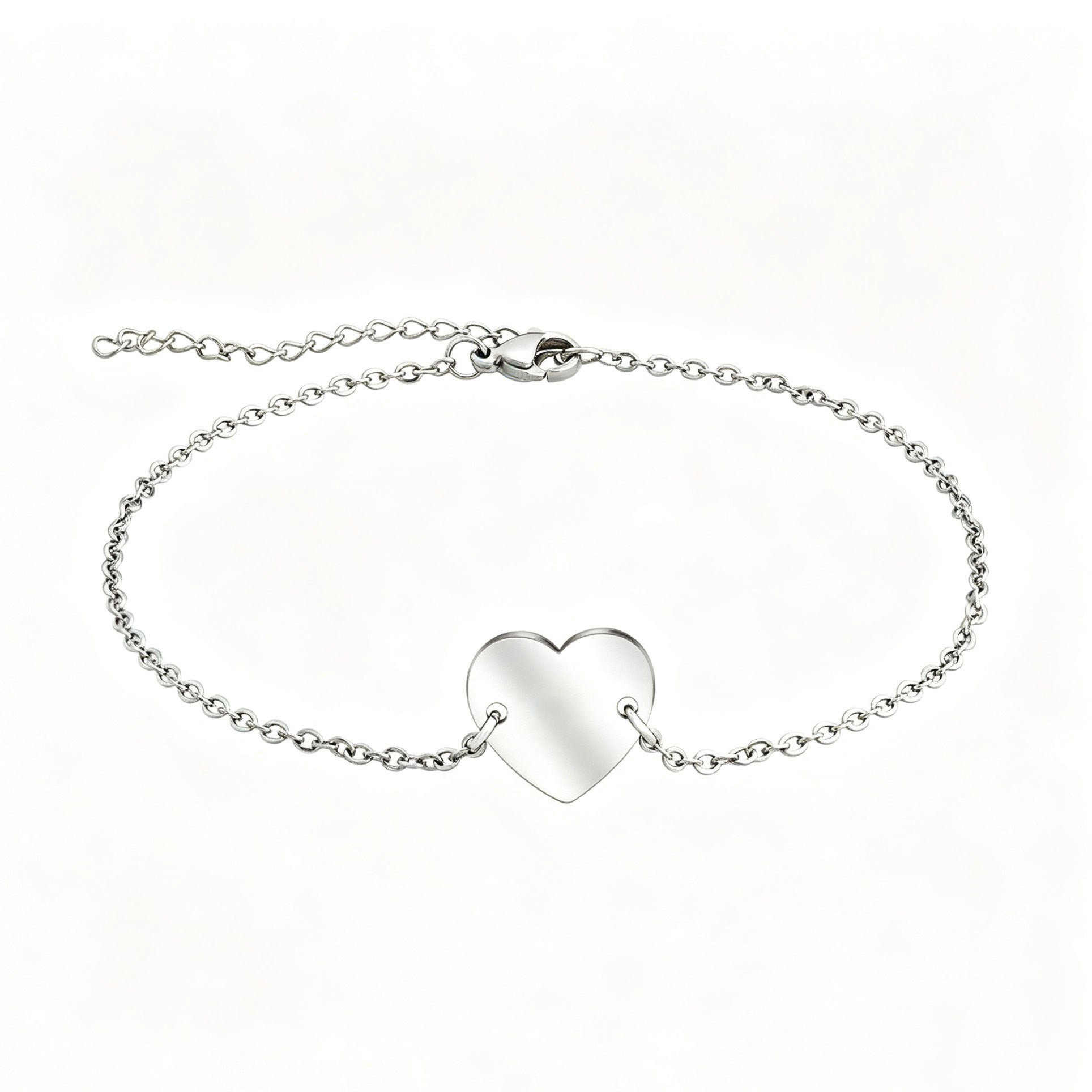 Herz-Fußkette mit Namen