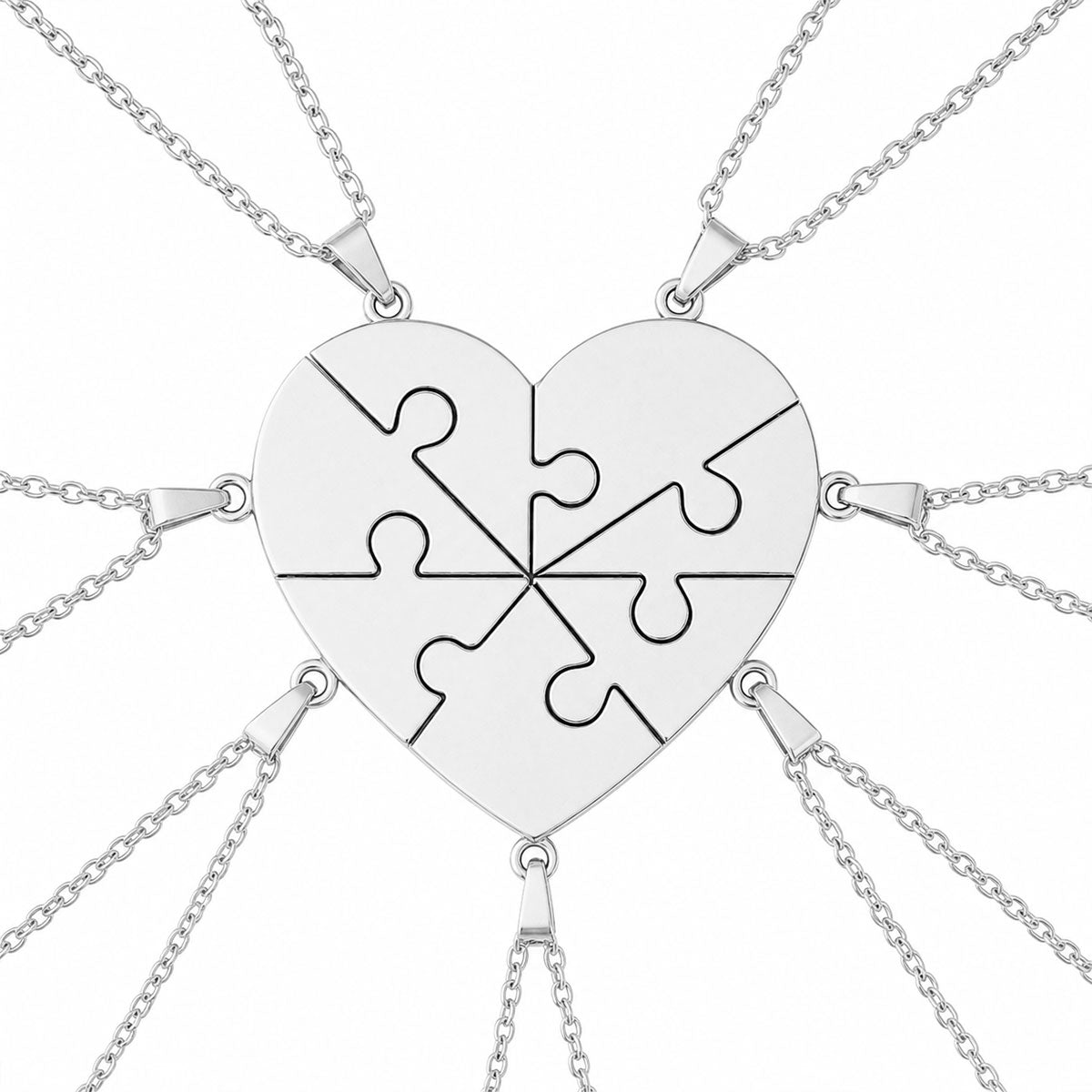 Personalisierte Puzzle Halskette