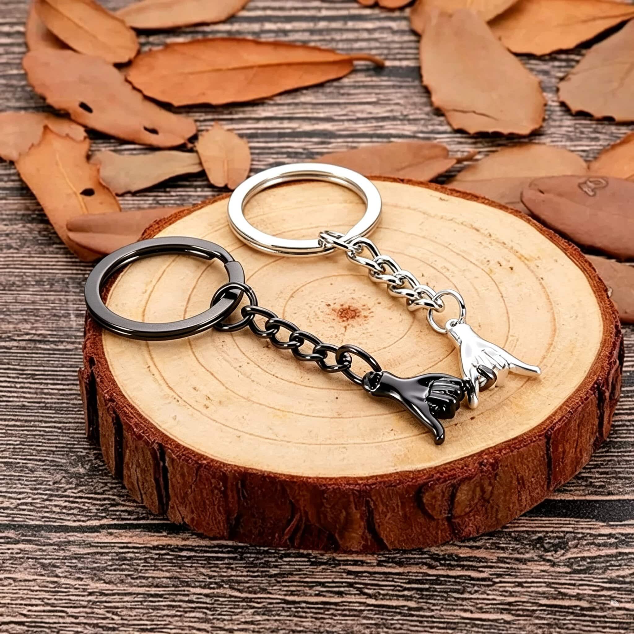 Kleiner-Finger-Schwur Schlüsselanhänger Set