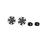 Schneeflocken Ohrstecker