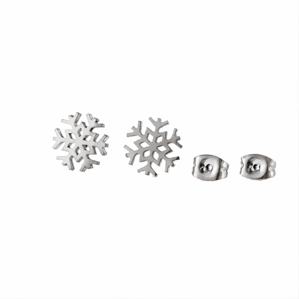 Schneeflocken Ohrstecker